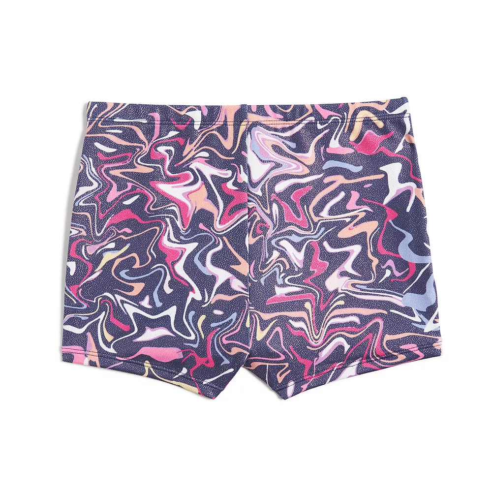 Girls 4-12 Jacques Moret Swirl Gymnastics Bike Shorts 2 Girls 4-12 Jacques Moret Swirl Gymnastics Bike Shorts - Image 2