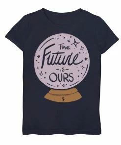 Girls 7-16 The Future Is Ours Crystal Ball Tee