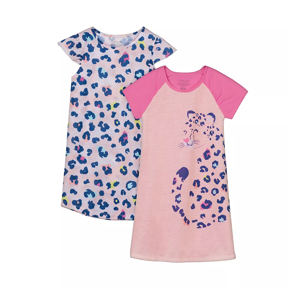 Girls 4-12 Cuddl Duds Nightgowns 2-Pack 3 Girls 4-12 Cuddl Duds Nightgowns 2-Pack - Image 3