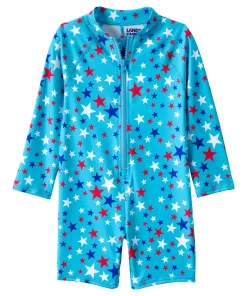 Kids 2-4 Lands' End Long Sleeve Sunsuit Swimsuit
