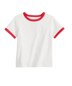 Toddler Jumping Beans® Essentials Ringer Tee 9 Toddler Jumping Beans® Essentials Ringer Tee -jumping beans shop 5808535 Beige Red