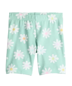 Girls 4-12 Jumping Beans® Bike Shorts -jumping beans shop 5815717 Green Flower