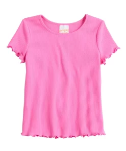 Girls 4-12 Jumping Beans® Lettuce Edge Top