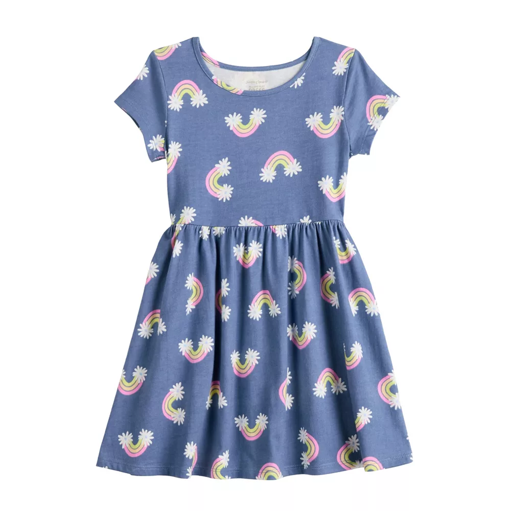 Toddler Girl Jumping Beans® Skater Dress 1 Toddler Girl Jumping Beans® Skater Dress