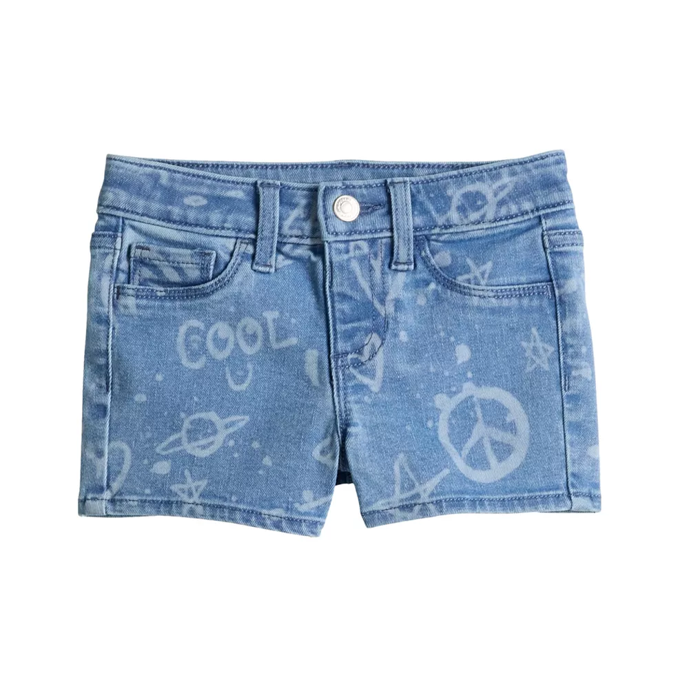 Girls 4-12 Jumping Beans® Embroidered Denim Shorts 3 Girls 4-12 Jumping Beans® Embroidered Denim Shorts - Image 3
