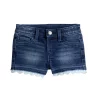 Girls 4-12 Jumping Beans® Crochet-Hem Denim Shorts