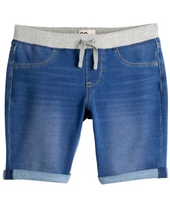 Girls 6-20 SO® Ribbed Waist Jegging Bermurda Shorts in Regular & Plus Size 7 Girls 6-20 SO® Ribbed Waist Jegging Bermurda Shorts in Regular & Plus Size -jumping beans shop 5840847 Medium Wash