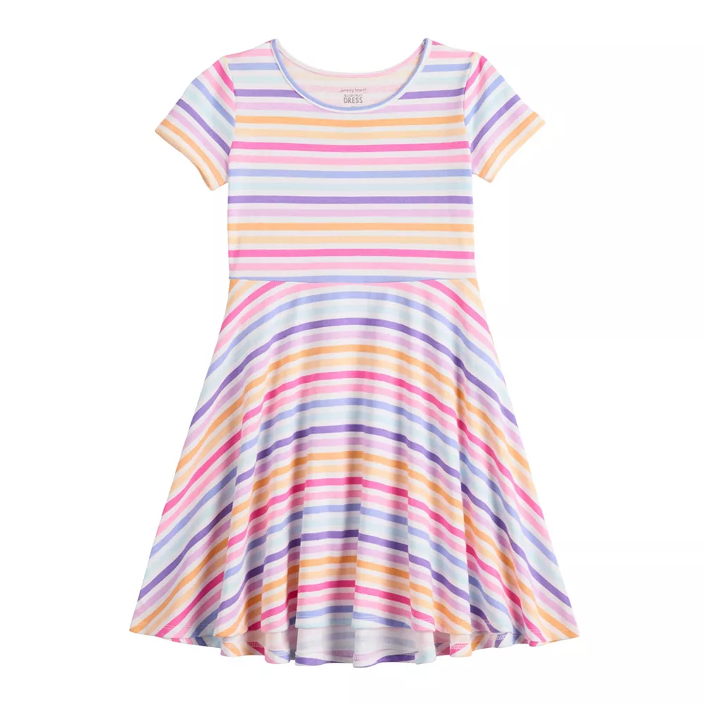 Girls 4-12 Jumping Beans® High-Low Skater Dress 3 Girls 4-12 Jumping Beans® High-Low Skater Dress - Image 3