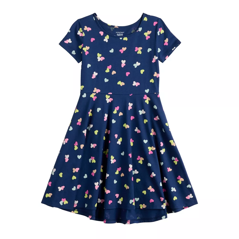 Girls 4-12 Jumping Beans® High-Low Skater Dress 2 Girls 4-12 Jumping Beans® High-Low Skater Dress - Image 2