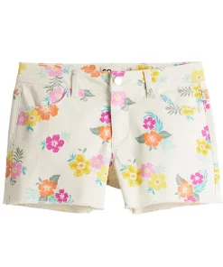 Girls 6-20 SO® Midrise Denim Shortie Shorts in Regular & Plus Size 18 Girls 6-20 SO® Midrise Denim Shortie Shorts in Regular & Plus Size -jumping beans shop 5841668 Cream Floral