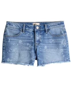 Girls 6-20 SO® Midrise Denim Shortie Shorts in Regular & Plus Size