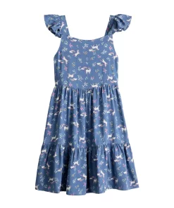 Toddler Girl Jumping Beans® Flutter Tiered Dress