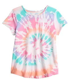 Girls 6-20 SO® Printed Tee in Regular & Plus Size -jumping beans shop 5842622 Multi Spiral