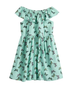 Girls 4-12 Jumping Beans® Ruffled Collar Dress