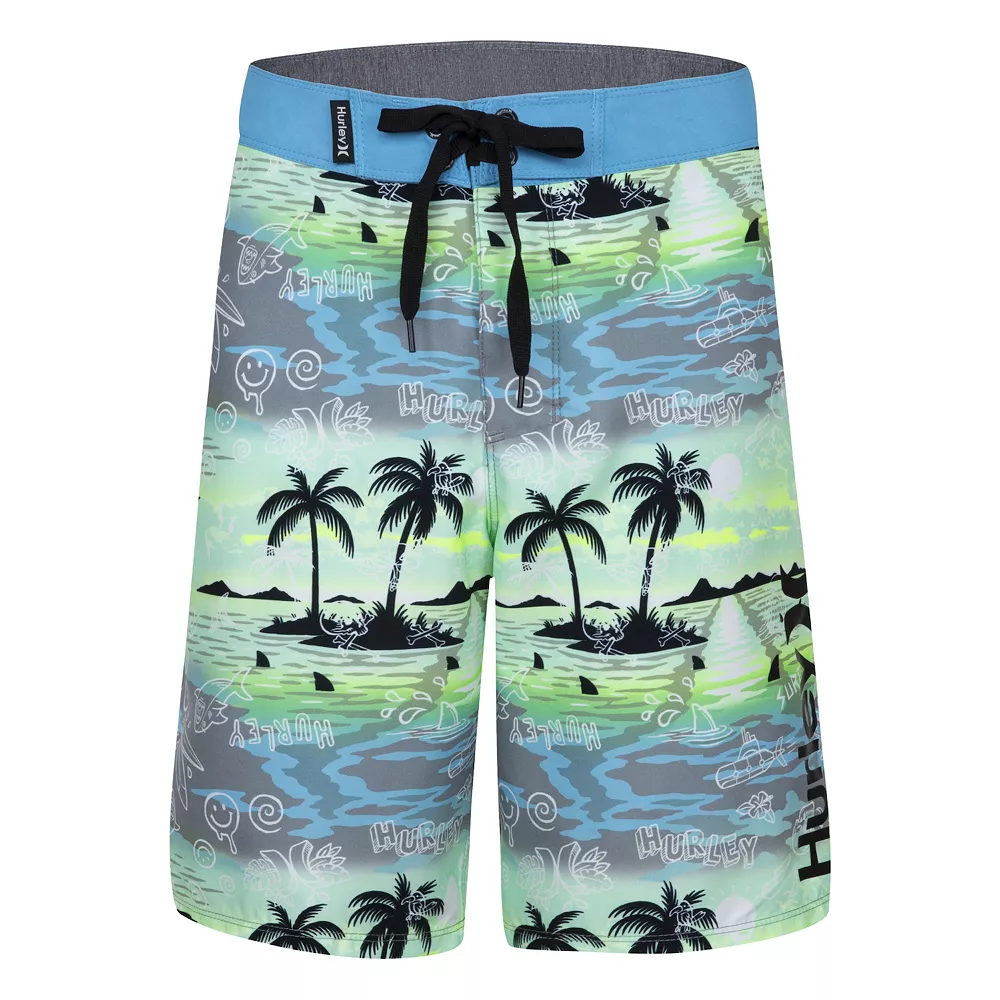 Boys 4-7 Hurley Doodle Paradise Boardshorts 5 Boys 4-7 Hurley Doodle Paradise Boardshorts - Image 5