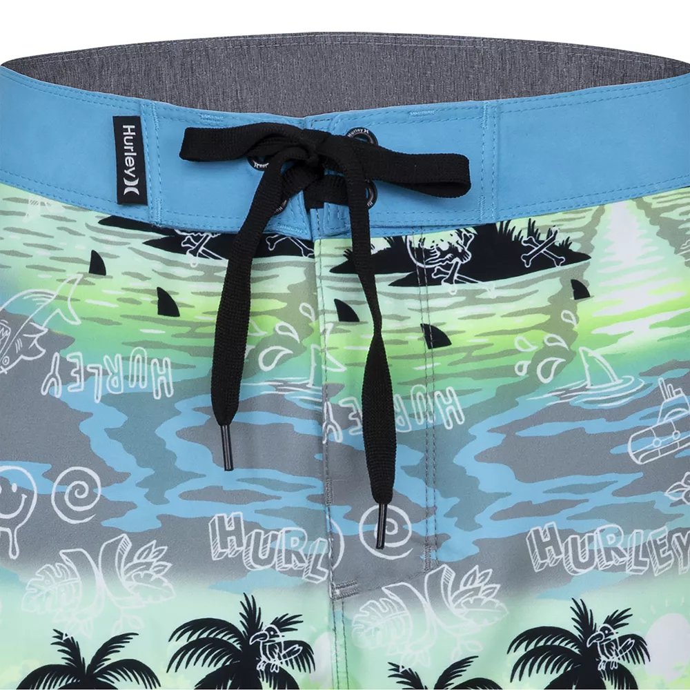 Boys 4-7 Hurley Doodle Paradise Boardshorts 6 Boys 4-7 Hurley Doodle Paradise Boardshorts - Image 6