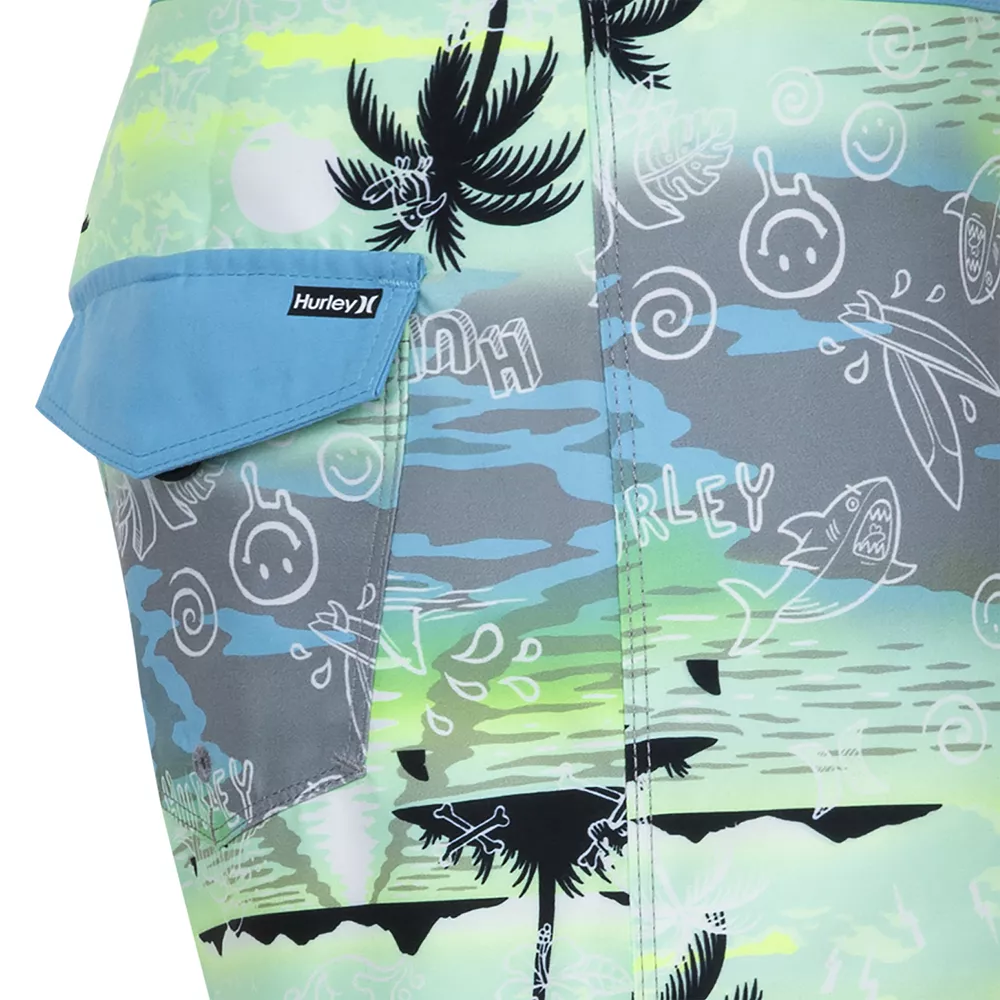 Boys 4-7 Hurley Doodle Paradise Boardshorts 7 Boys 4-7 Hurley Doodle Paradise Boardshorts - Image 7
