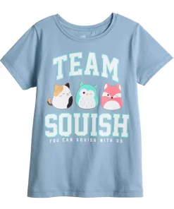 Girls 7-16 Team Squishmallow Graphic Tee