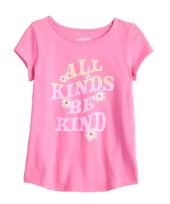 Toddler Girl Jumping Beans® Physical Adaptive Double-Layer Tee -jumping beans shop 6224818 All Kinds Pink