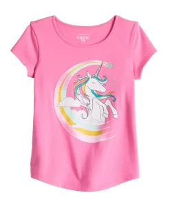 Toddler Girl Jumping Beans® Physical Adaptive Double-Layer Tee